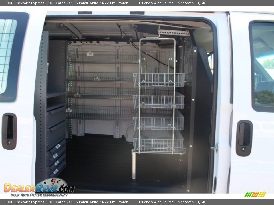 2008 Chevrolet Express 2500 Cargo Van Summit White / Medium Pewter Photo #9
