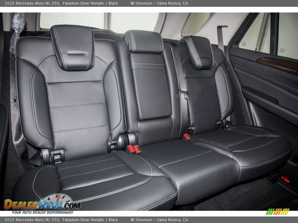 2015 Mercedes-Benz ML 350 Paladium Silver Metallic / Black Photo #2