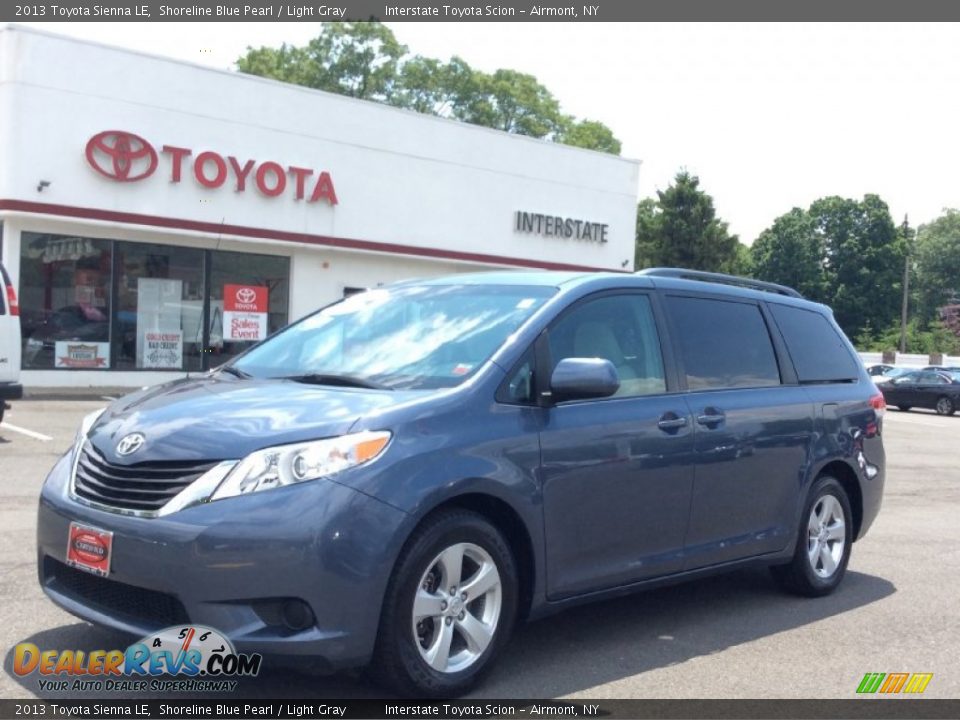 2013 Toyota Sienna LE Shoreline Blue Pearl / Light Gray Photo #1