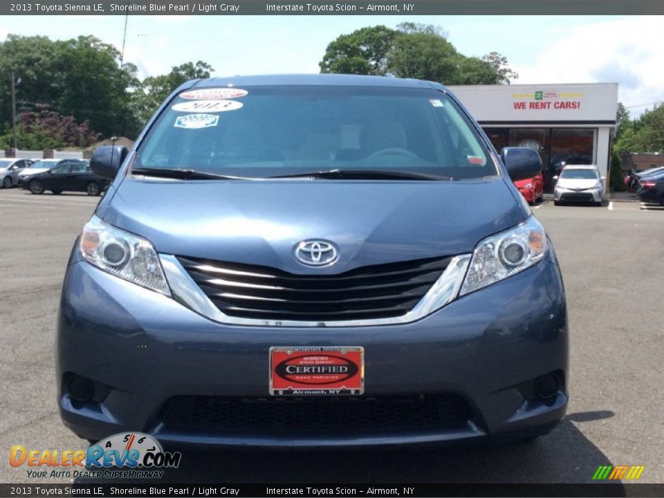 2013 Toyota Sienna LE Shoreline Blue Pearl / Light Gray Photo #2