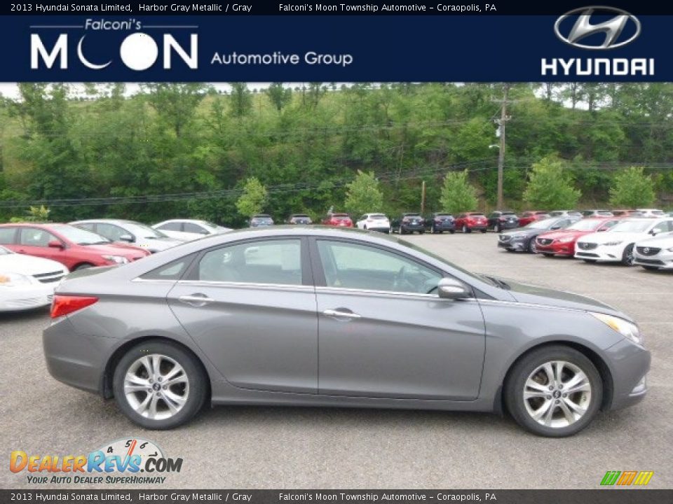 2013 Hyundai Sonata Limited Harbor Gray Metallic / Gray Photo #1