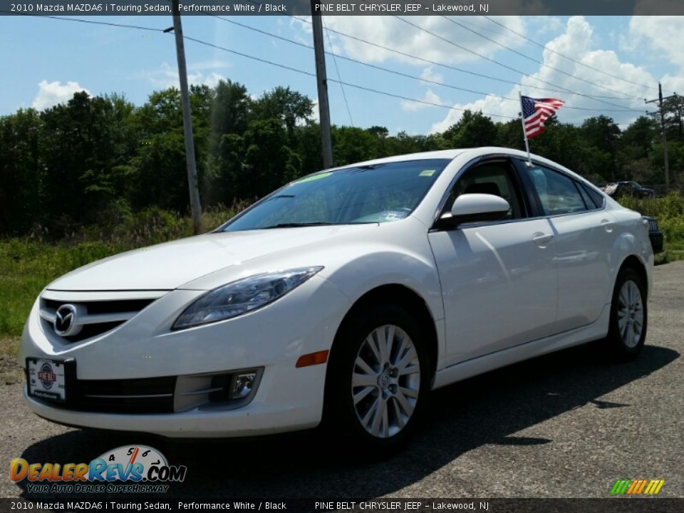 2010 Mazda MAZDA6 i Touring Sedan Performance White / Black Photo #1