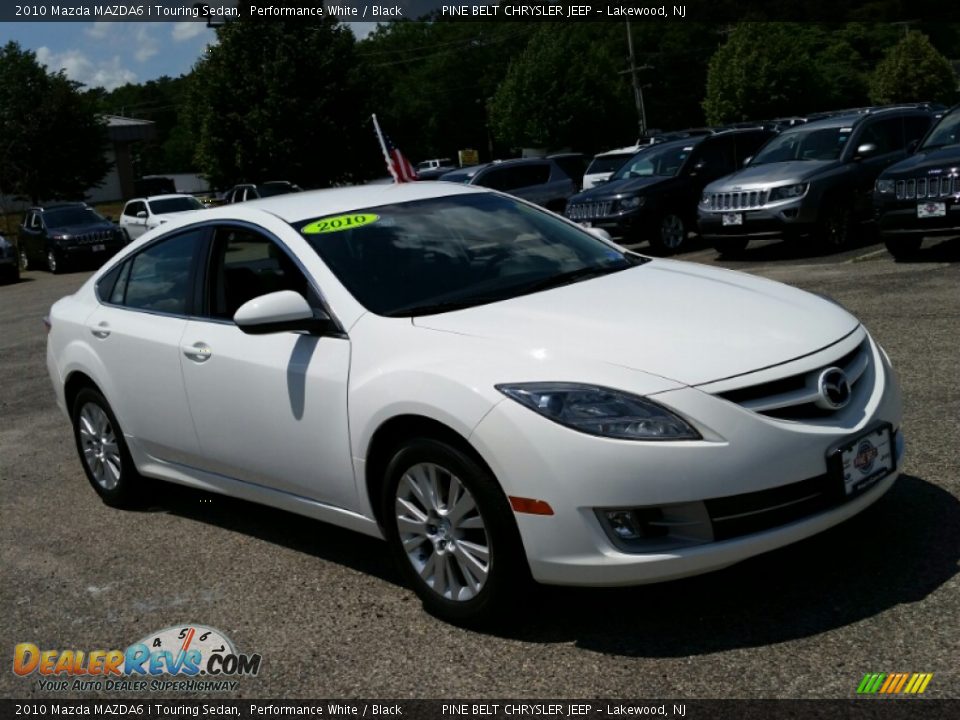 2010 Mazda MAZDA6 i Touring Sedan Performance White / Black Photo #3
