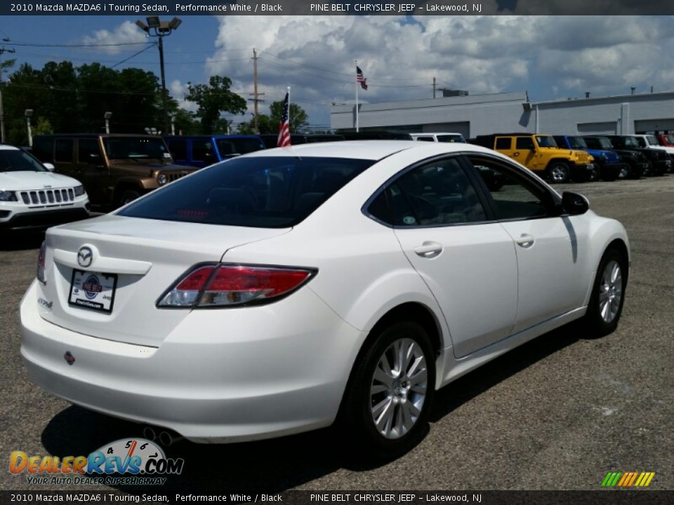 2010 Mazda MAZDA6 i Touring Sedan Performance White / Black Photo #7