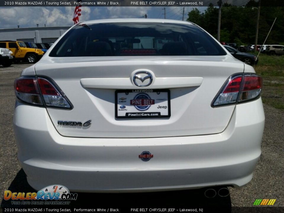 2010 Mazda MAZDA6 i Touring Sedan Performance White / Black Photo #8