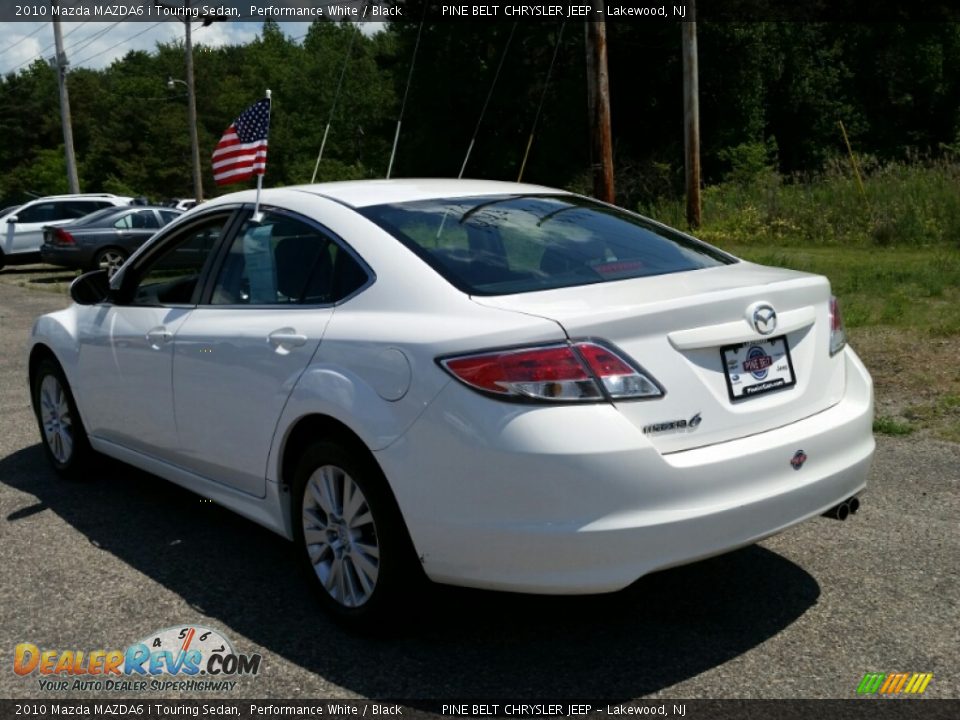 2010 Mazda MAZDA6 i Touring Sedan Performance White / Black Photo #9