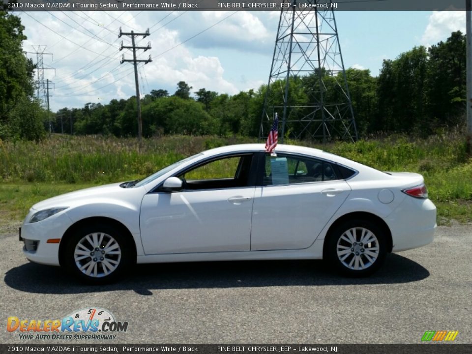 2010 Mazda MAZDA6 i Touring Sedan Performance White / Black Photo #10