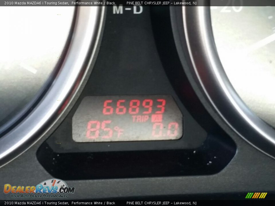 2010 Mazda MAZDA6 i Touring Sedan Performance White / Black Photo #18
