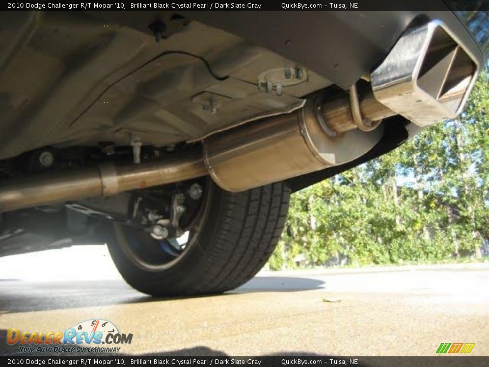2010 Dodge Challenger R/T Mopar '10 Brilliant Black Crystal Pearl / Dark Slate Gray Photo #21