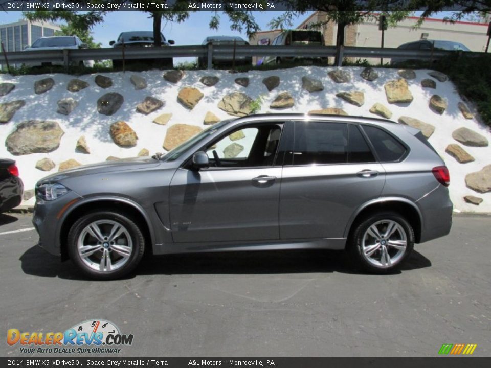 Space Grey Metallic 2014 BMW X5 xDrive50i Photo #2