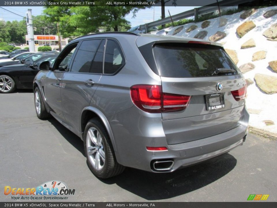 2014 BMW X5 xDrive50i Space Grey Metallic / Terra Photo #4