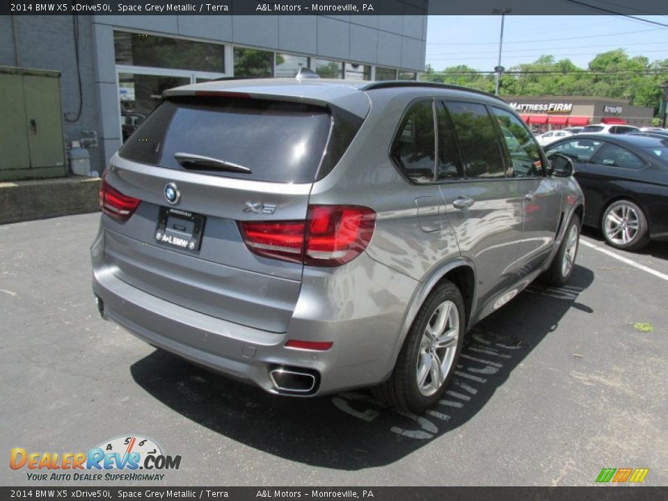 2014 BMW X5 xDrive50i Space Grey Metallic / Terra Photo #6