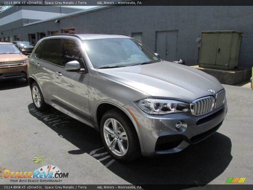 2014 BMW X5 xDrive50i Space Grey Metallic / Terra Photo #7