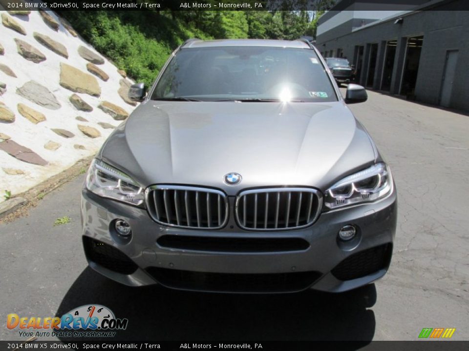 2014 BMW X5 xDrive50i Space Grey Metallic / Terra Photo #8