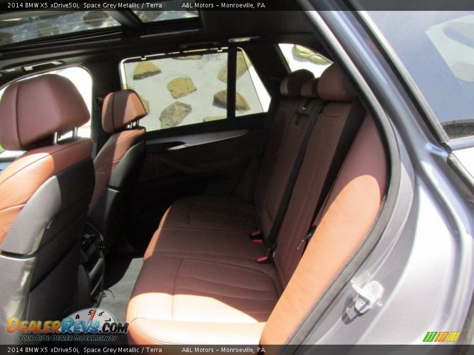 2014 BMW X5 xDrive50i Space Grey Metallic / Terra Photo #13