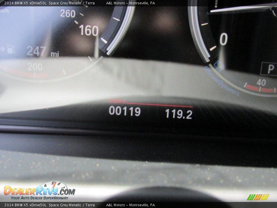 2014 BMW X5 xDrive50i Space Grey Metallic / Terra Photo #20