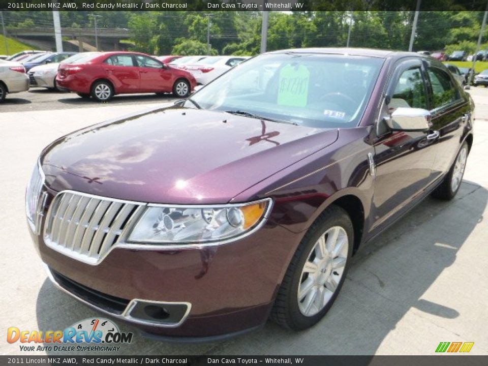 2011 Lincoln MKZ AWD Red Candy Metallic / Dark Charcoal Photo #8