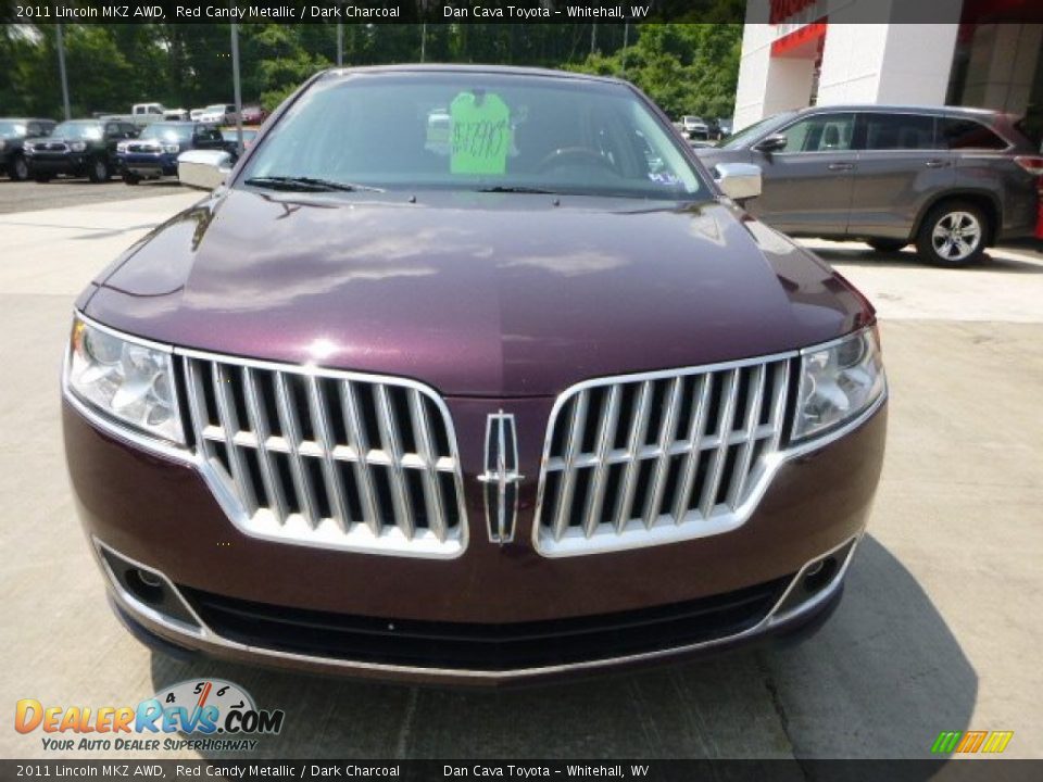 2011 Lincoln MKZ AWD Red Candy Metallic / Dark Charcoal Photo #9