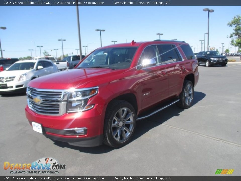2015 Chevrolet Tahoe LTZ 4WD Crystal Red Tintcoat / Cocoa/Dune Photo #2
