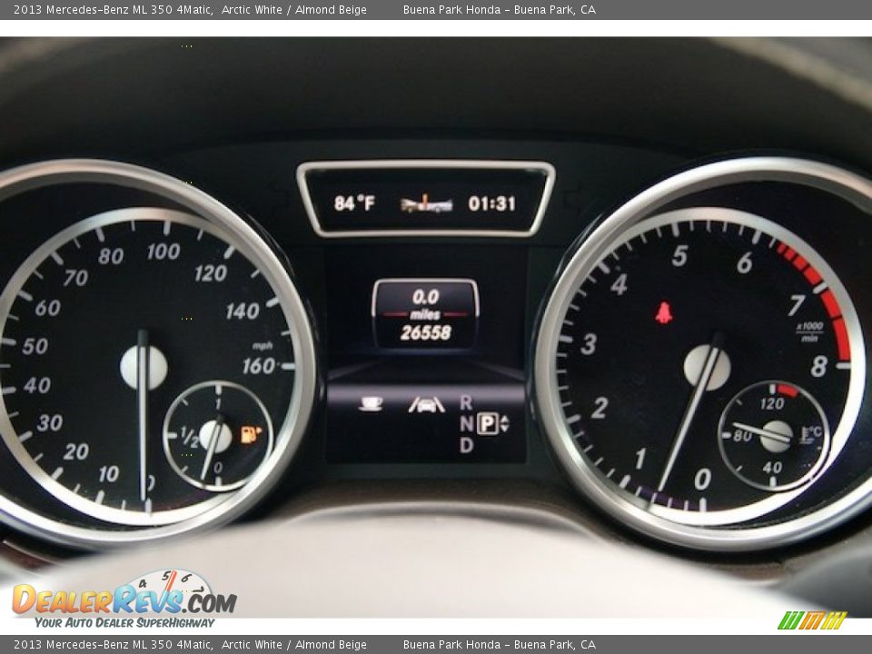 2013 Mercedes-Benz ML 350 4Matic Arctic White / Almond Beige Photo #22