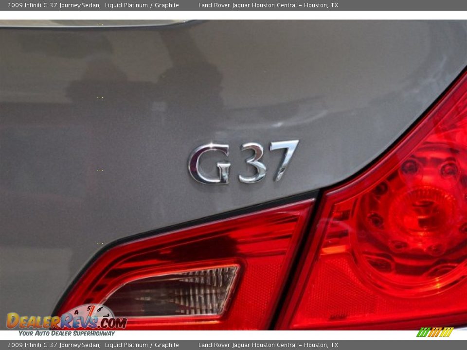 2009 Infiniti G 37 Journey Sedan Liquid Platinum / Graphite Photo #13