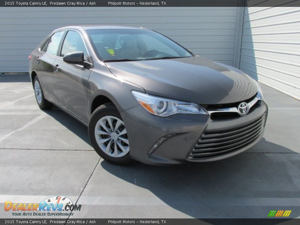 2015 Toyota Camry LE Predawn Gray Mica / Ash Photo #2