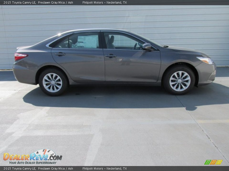 2015 Toyota Camry LE Predawn Gray Mica / Ash Photo #3