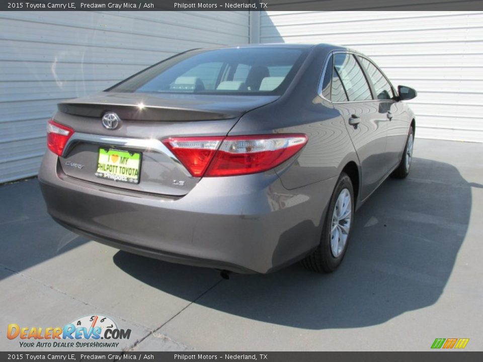 2015 Toyota Camry LE Predawn Gray Mica / Ash Photo #4