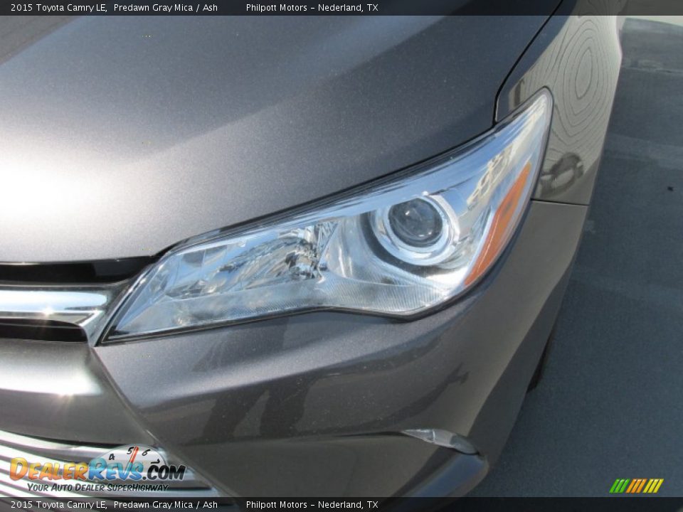 2015 Toyota Camry LE Predawn Gray Mica / Ash Photo #9