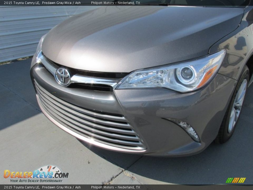 2015 Toyota Camry LE Predawn Gray Mica / Ash Photo #10