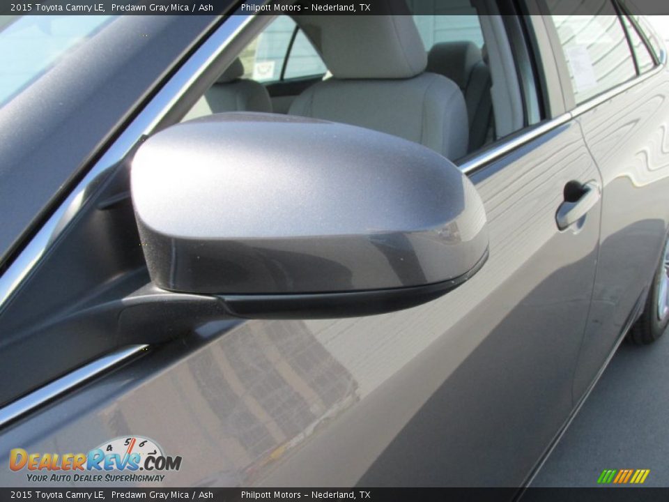 2015 Toyota Camry LE Predawn Gray Mica / Ash Photo #12