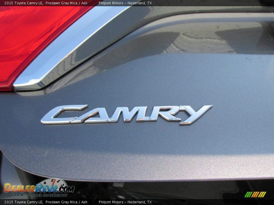 2015 Toyota Camry LE Predawn Gray Mica / Ash Photo #13