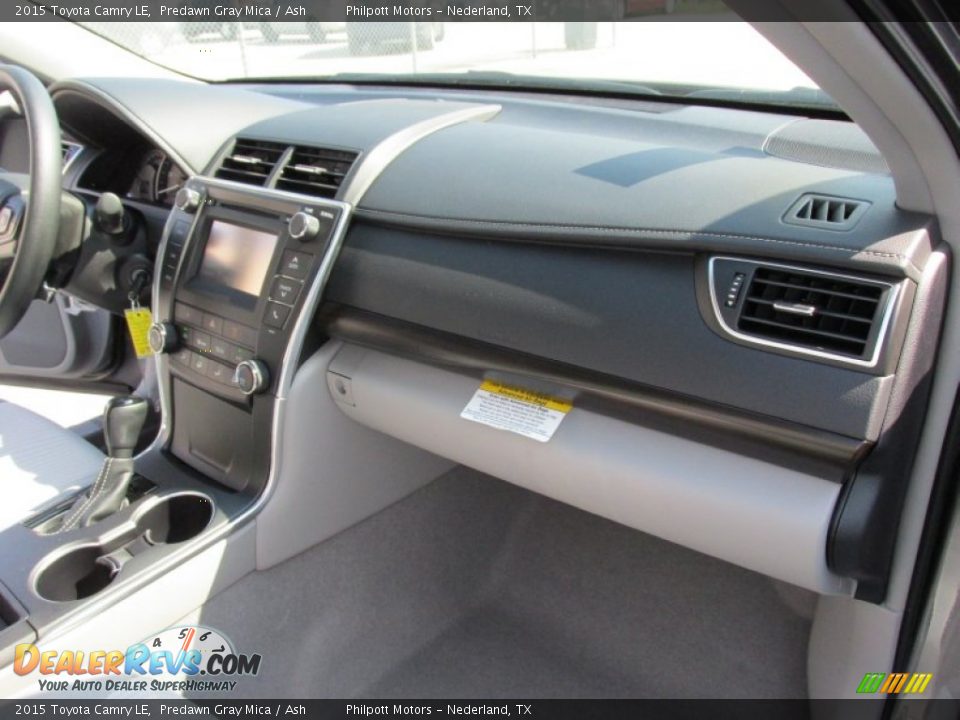 2015 Toyota Camry LE Predawn Gray Mica / Ash Photo #16