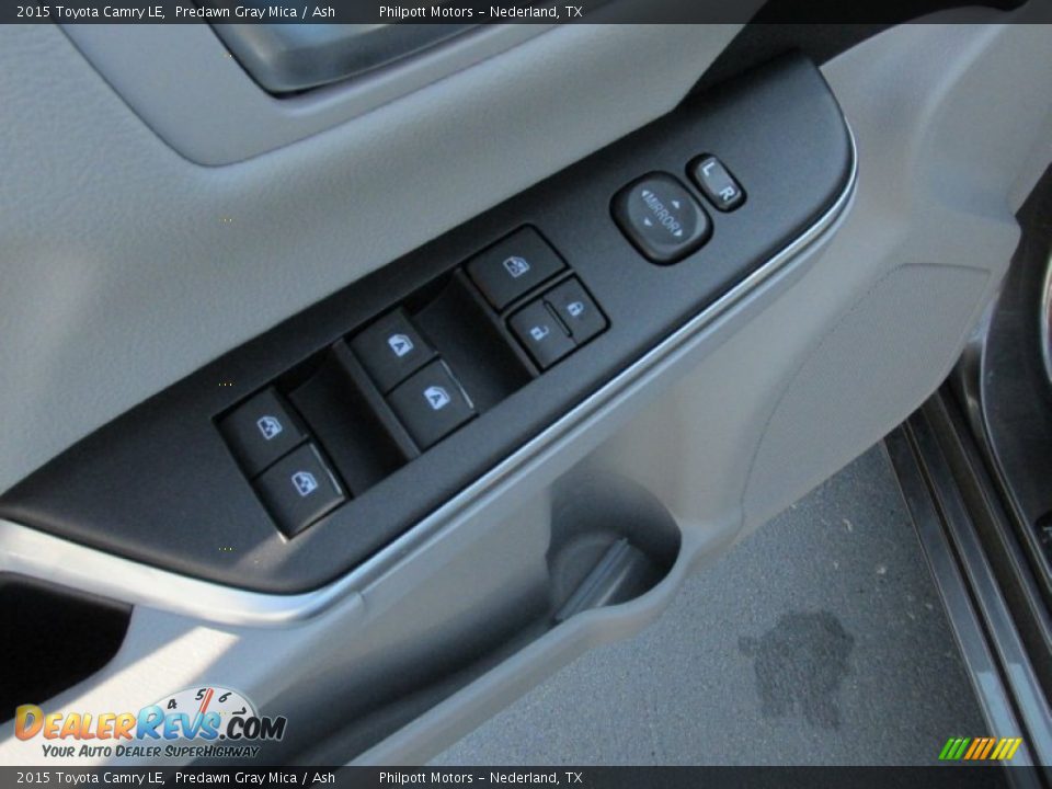 2015 Toyota Camry LE Predawn Gray Mica / Ash Photo #20