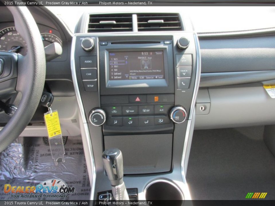 2015 Toyota Camry LE Predawn Gray Mica / Ash Photo #24