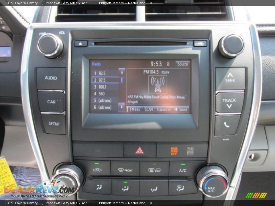 2015 Toyota Camry LE Predawn Gray Mica / Ash Photo #25