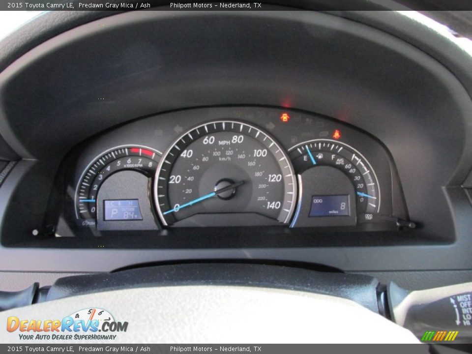 2015 Toyota Camry LE Predawn Gray Mica / Ash Photo #29