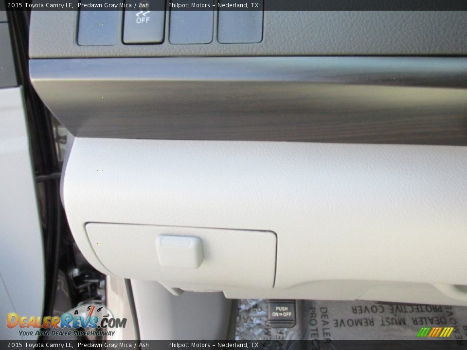 2015 Toyota Camry LE Predawn Gray Mica / Ash Photo #30