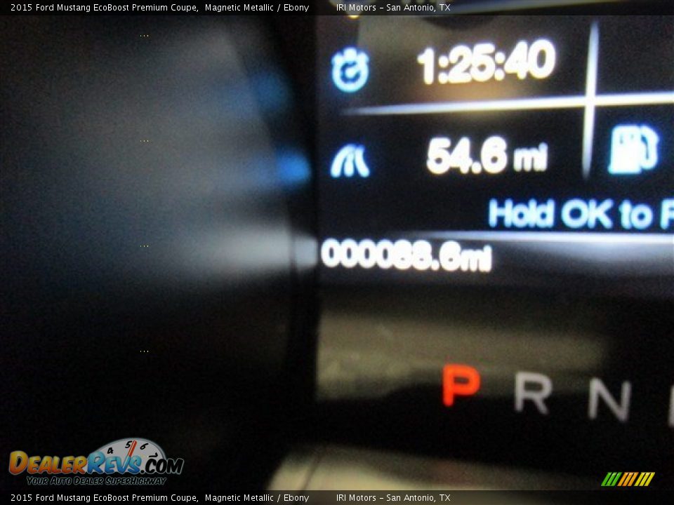2015 Ford Mustang EcoBoost Premium Coupe Magnetic Metallic / Ebony Photo #16