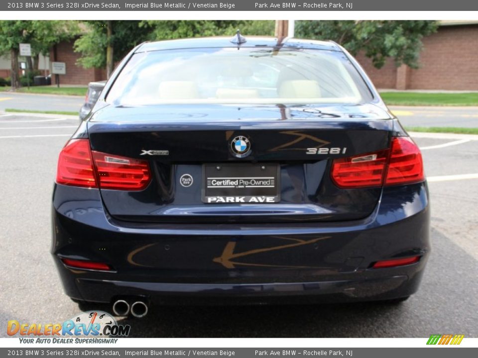 2013 BMW 3 Series 328i xDrive Sedan Imperial Blue Metallic / Venetian Beige Photo #4