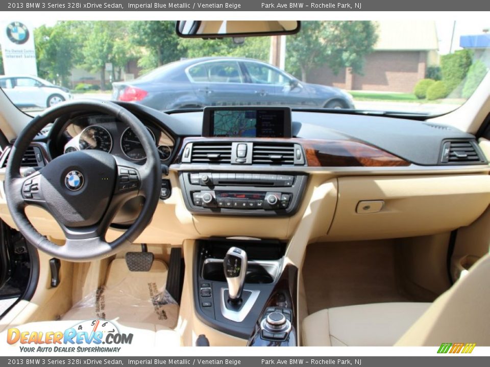 2013 BMW 3 Series 328i xDrive Sedan Imperial Blue Metallic / Venetian Beige Photo #15