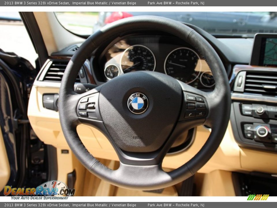 2013 BMW 3 Series 328i xDrive Sedan Imperial Blue Metallic / Venetian Beige Photo #18