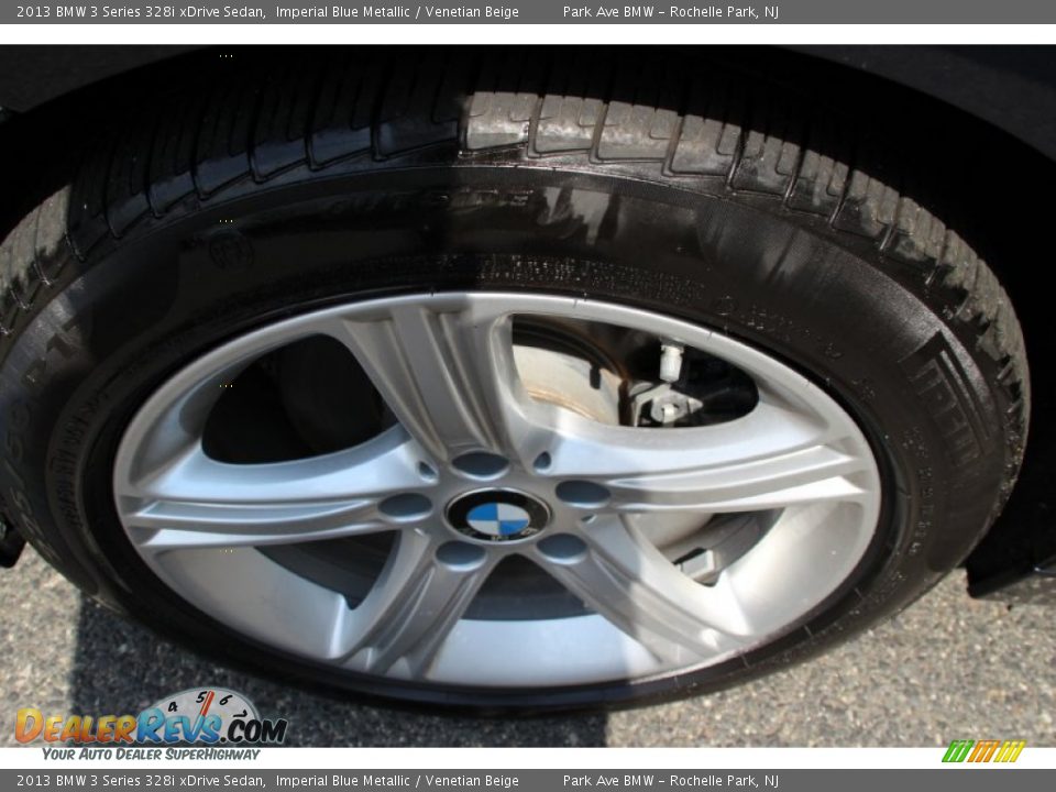 2013 BMW 3 Series 328i xDrive Sedan Imperial Blue Metallic / Venetian Beige Photo #33
