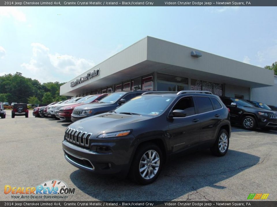 2014 Jeep Cherokee Limited 4x4 Granite Crystal Metallic / Iceland - Black/Iceland Gray Photo #7