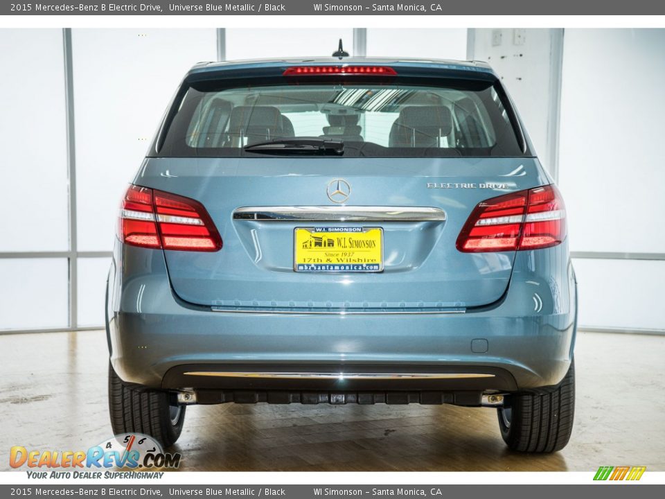 2015 Mercedes-Benz B Electric Drive Universe Blue Metallic / Black Photo #4
