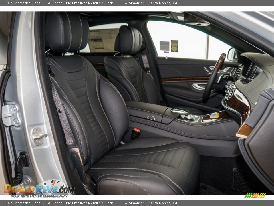 2015 Mercedes-Benz S 550 Sedan Iridium Silver Metallic / Black Photo #2