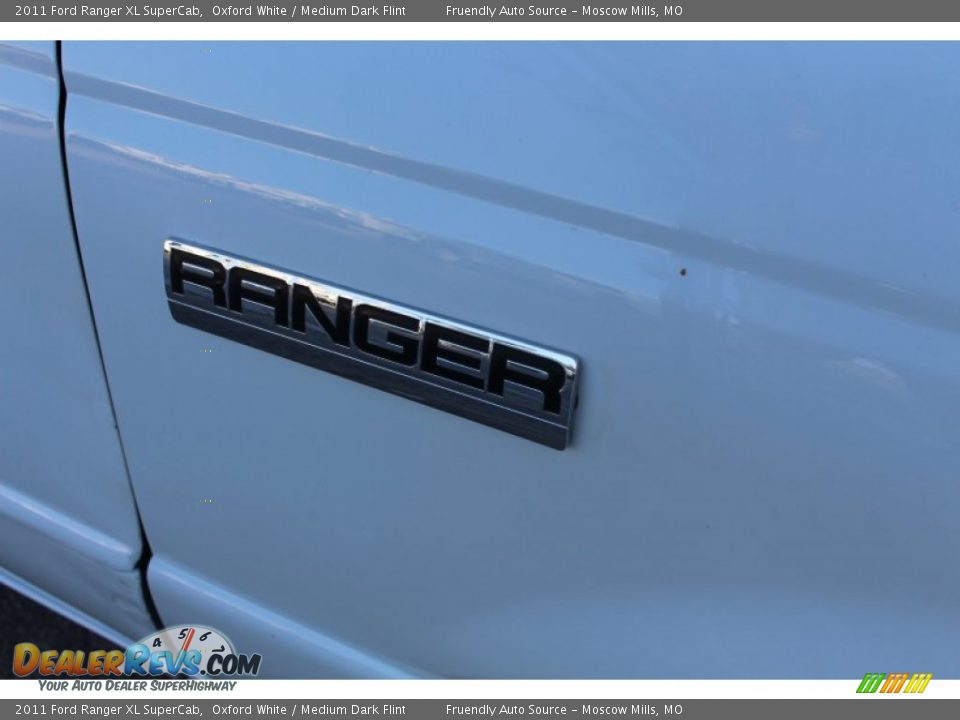 2011 Ford Ranger XL SuperCab Oxford White / Medium Dark Flint Photo #12