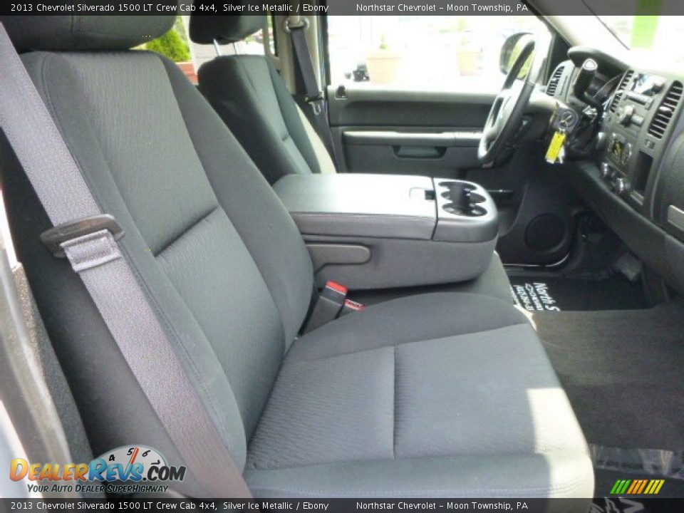 2013 Chevrolet Silverado 1500 LT Crew Cab 4x4 Silver Ice Metallic / Ebony Photo #10