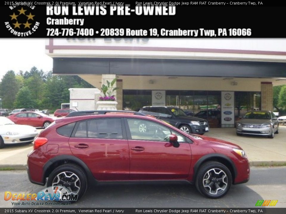 2015 Subaru XV Crosstrek 2.0i Premium Venetian Red Pearl / Ivory Photo #1