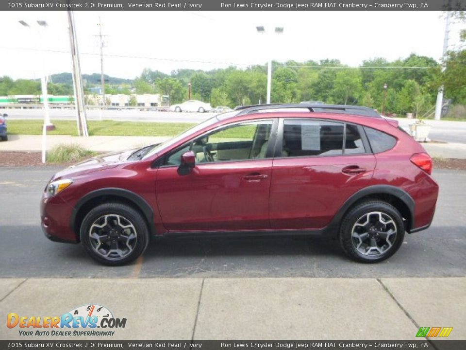 2015 Subaru XV Crosstrek 2.0i Premium Venetian Red Pearl / Ivory Photo #6